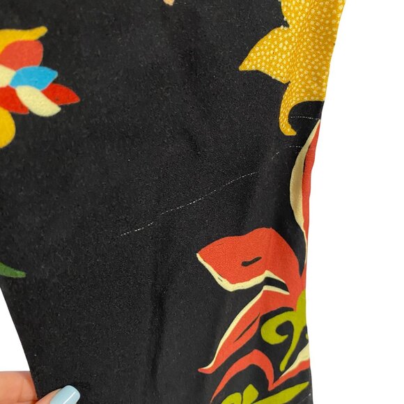 Farm Rio Calla Flare Retro Floral Pants‎ Size S - Picture 5 of 14